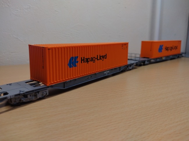 1/80 モデルアイコン 海上コンテナシリーズ 3個 モデルアイコン 1/80 海上コンテナ Hapag-Lloyd 40ft : クローゼットの