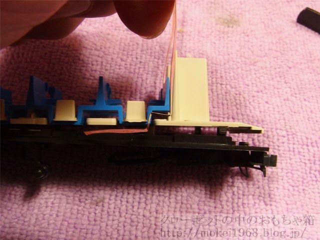 KATO HO スハフ42 入線 テープLED自作室内灯取付方法解説 