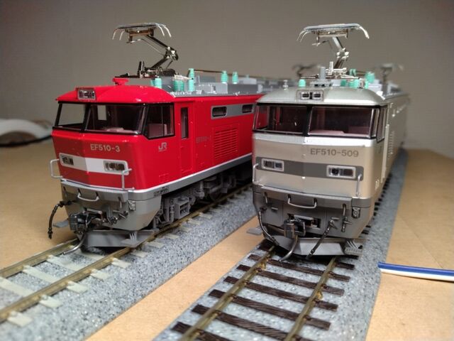 KATO HO EF510 0番代レッドサンダー 500番台シルバー KATO HO EF510 0番代レッドサンダー 500番台シルバー