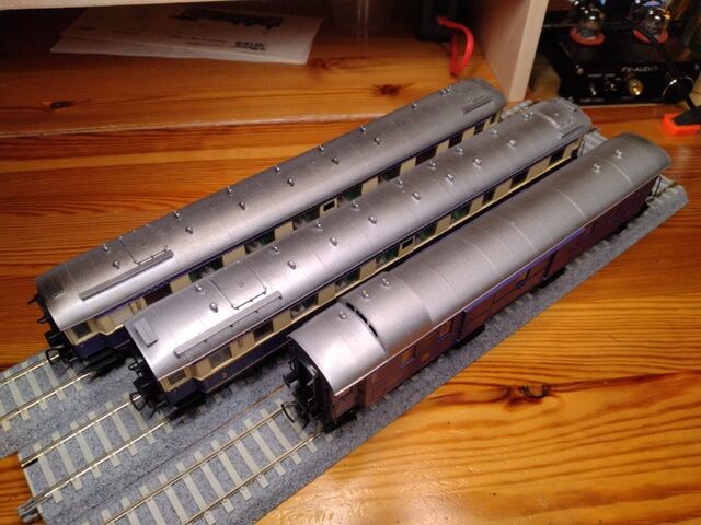 LILIPUT RHEINCOLD 5両セット HOゲージ : クローゼットの中の鉄道模型