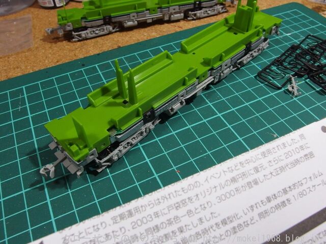TOMIX HO 琴平電鉄3000形 入線工事 : クローゼットの中の鉄道模型