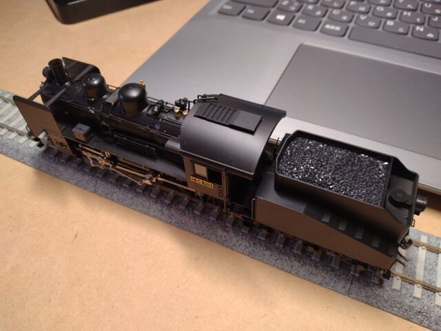 KATO HO C56 蒸気機関車 : クローゼットの中の鉄道模型