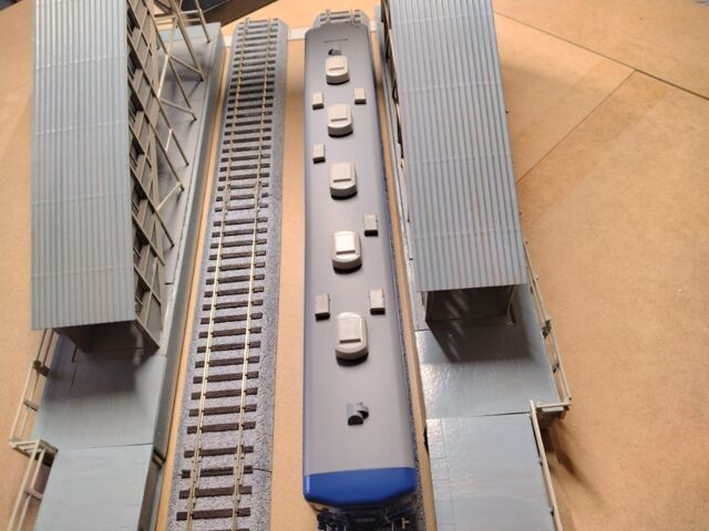 16番(HOゲージ)駅ホームジオラマを考える その3 : クローゼットの中の
