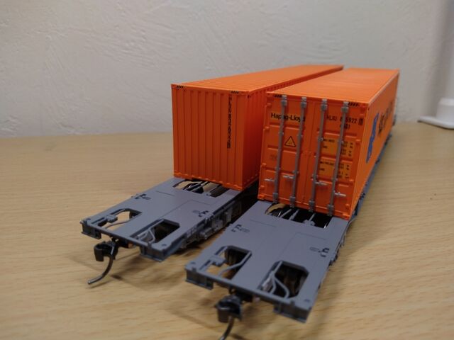 モデルアイコン 1/80 海上コンテナ Hapag-Lloyd 40ft : クローゼットの