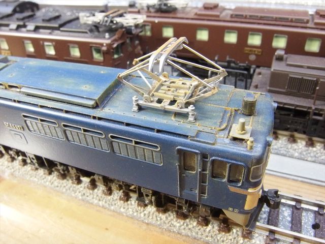 中古 KATO EF65 一般色 ウェザリングの追加 : クローゼットの中