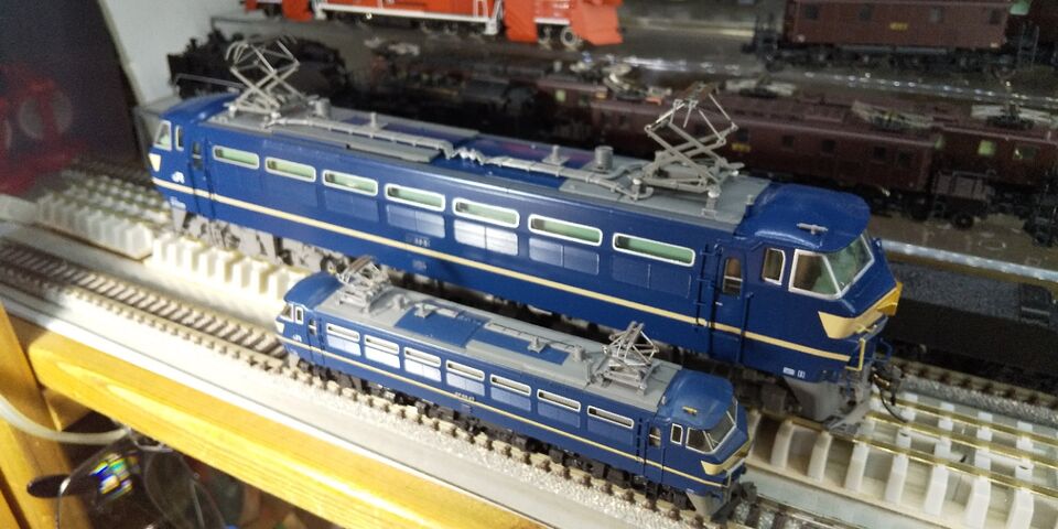 TOMIX HO EF66形電気機関車 入線整備 : クローゼットの中の鉄道模型