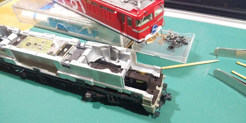 KDカプラーへ交換 KATO製機関車 : クローゼットの中の鉄道模型