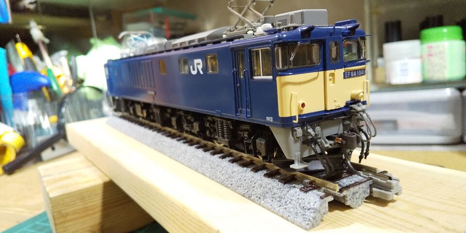 TOMIX HO EF64 1000番台 JR貨物仕様 入線工事 : クローゼットの TOMIX HO EF64 1000番台 JR貨物仕様 入線工事 : クローゼットの
