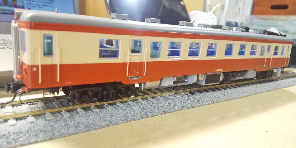 天賞堂 1/80 キハ52 入線整備 : クローゼットの中の鉄道模型