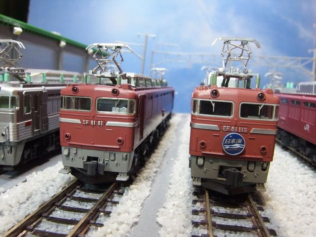交直両用電気機関車 EF81 後編 : クローゼットの中の鉄道模型 交直両用電気機関車 EF81 後編 : クローゼットの中の鉄道模型