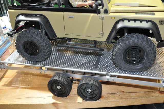 1/10 ラジコン用 車載牽引トレーラー ローダー ドリフト クローラー 1