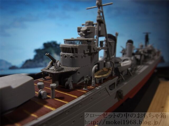 フジミ 1/350 艦NEXT 日本海軍 駆逐艦 島風 完成 : クローゼットの中の
