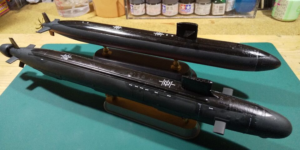 ホビーボス 1/350 米海軍 SSN-744 バージニア : クローゼットの中の