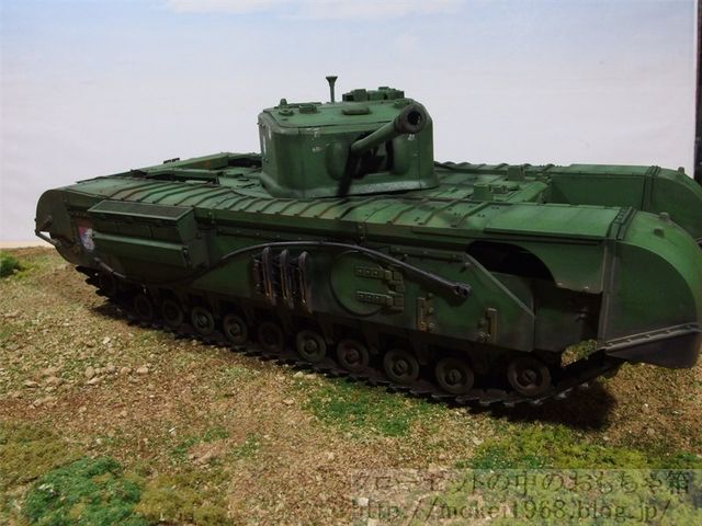 タミヤ 1/35 チャーチルMkⅦ ガルパン 聖グロリアーナ 完成品置き場
