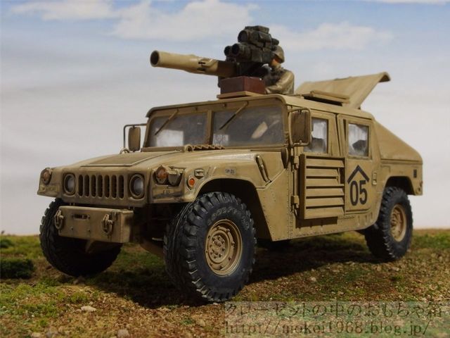 タミヤ 1/35 米陸軍 M1046 ハンビー TOW搭載 完成まで