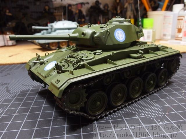 タミヤ 1 35 M24チャーフィー軽戦車 大学選抜チーム風 クローゼットの中のおもちゃ箱
