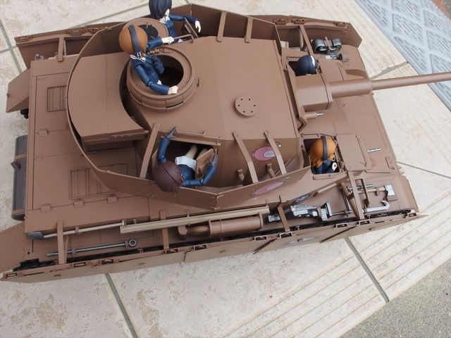 figma Vehicles IV号戦車H型（D型改） ひと通りの改造を終えての