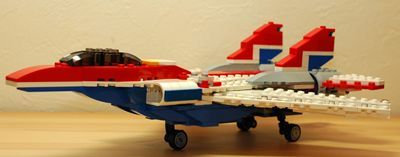LEGO 可変後退翼機 脚出し_R