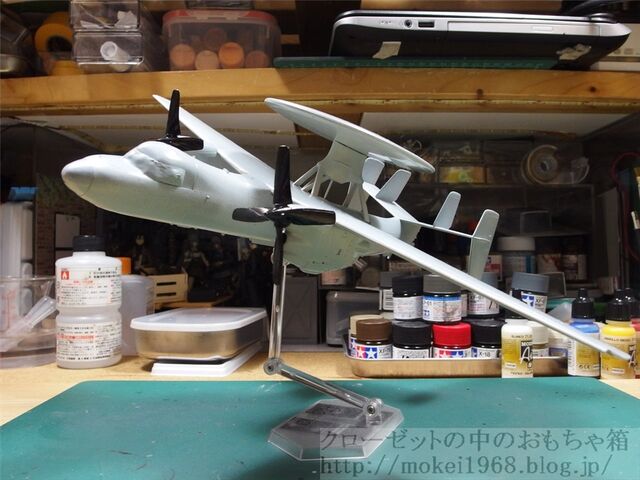 【希少品】飛行機（E2Cホークアイ）の卓上ライター 希少品】飛行機（E2Cホークアイ）の卓上ライター