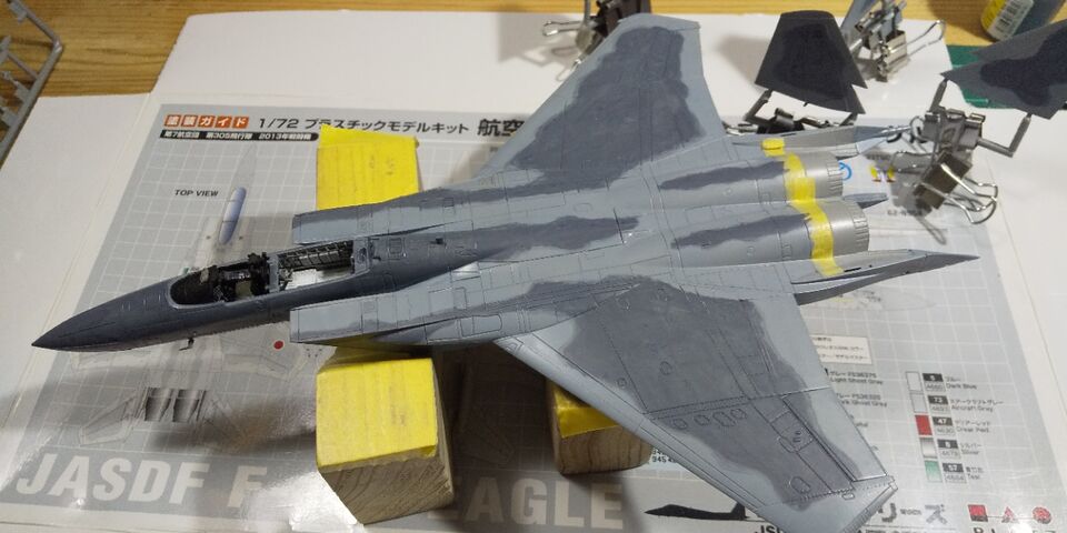 プラッツ 1 72 航空自衛隊 F 15jイーグル 塗装開始 クローゼットの中のおもちゃ箱