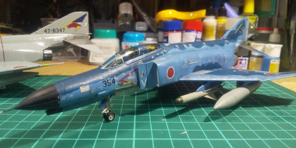ファインモールド 1/72 航空自衛隊 F-4EJ改 第8飛行隊 完成へ