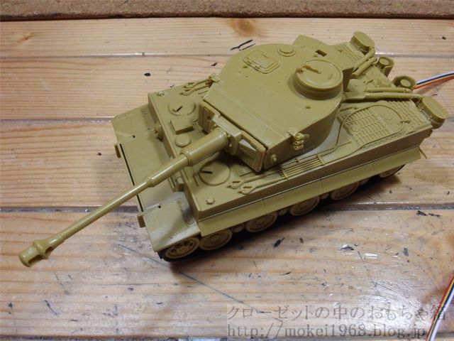アオシマ リモコン戦車 1/48戦車 タイガーⅠ 作ったけど