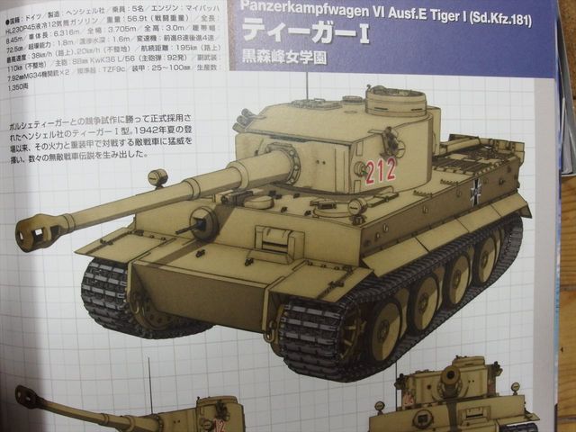 タミヤ 1/48 タイガーⅠ重戦車 極初期型 ガルパン 黒森峰 西住まほ車風