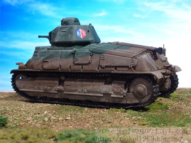 タミヤ 1/35 ソミュアS35 ガルパン BC自由学園風 完成