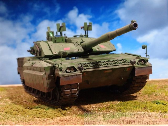 トランペッター 1/35 イタリア アリエテC1増加装甲型 完成