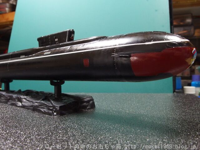 ズベズダ 1/350 ボレイ級原子力潜水艦 完成 : クローゼットの中の