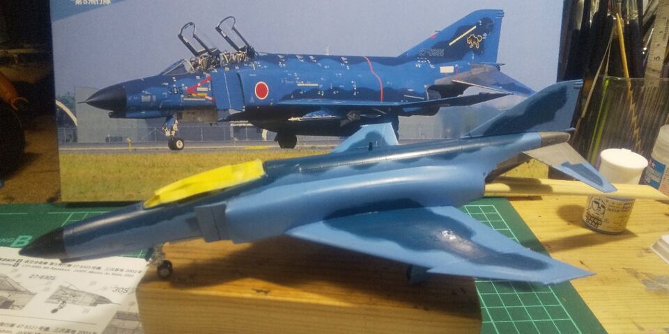 ファインモールド 1/72 航空自衛隊 F-4EJ改 第8飛行隊 塗装2