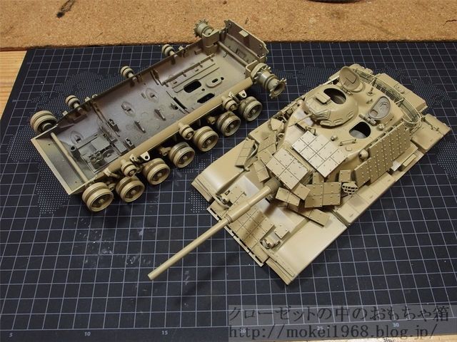 ミニチャンプス M60A1 米海兵隊湾岸戦争リアクティブアーマー追加型 1