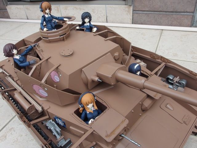 figma Vehicles IV号戦車H型（D型改） ひと通りの改造を終えての
