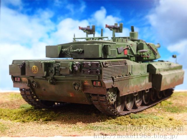 トランペッター 1/35 イタリア アリエテC1増加装甲型 完成