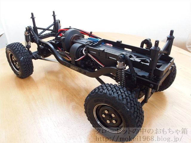 スケールクローラー ラジコン MST CMX 作成その8 シャーシ完成