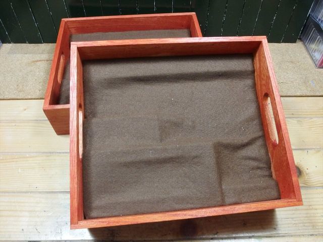 100均の木製箱でガンケースを作る その4 クローゼットの中のおもちゃ箱