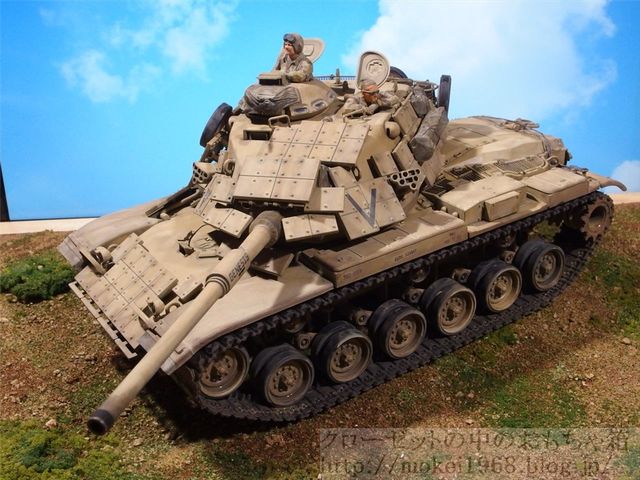 タミヤ 1/35 米海兵隊 M60A1 リアクティブアーマー 完成まで