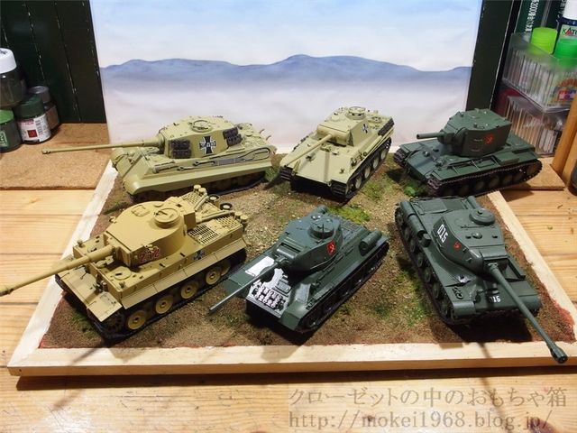 1 48 ガルパン風戦車 黒森峰 プラウダ ひまわりチーム クローゼットの中のおもちゃ箱