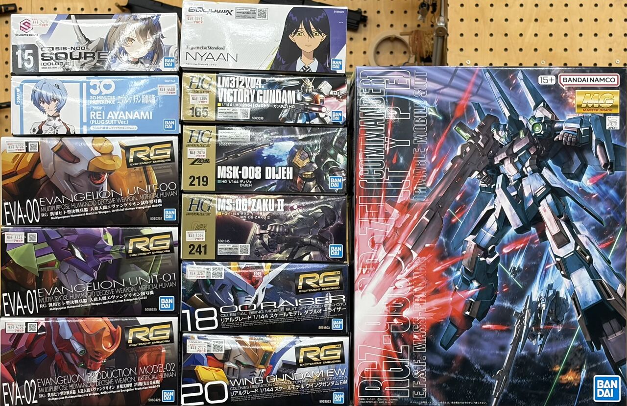 バンダイ再生産と発掘品少しだけ追加 3月12日販売分 : 模型のアサヒヤ