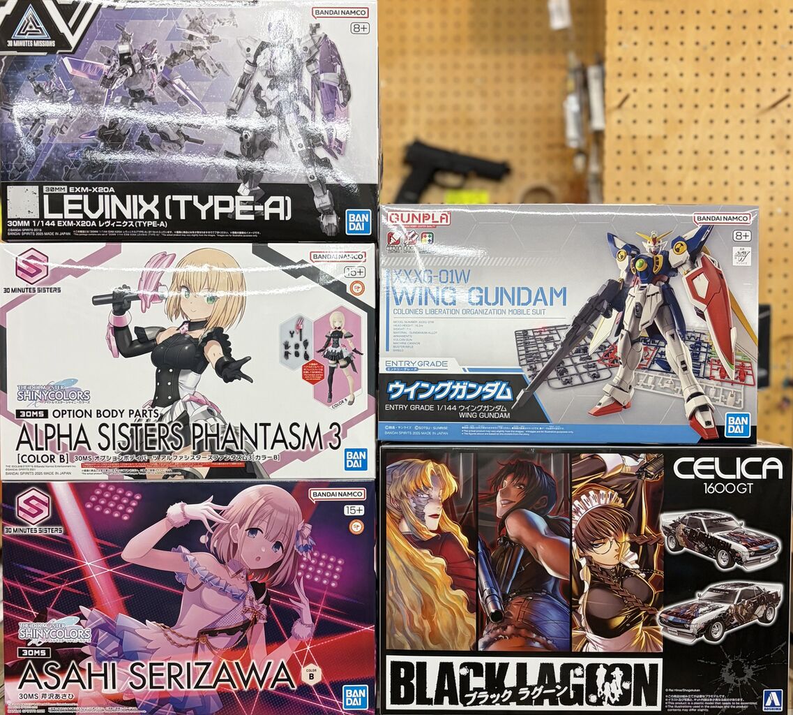新製品とバンダイ再生産 2025・10・10 : 模型のアサヒヤ