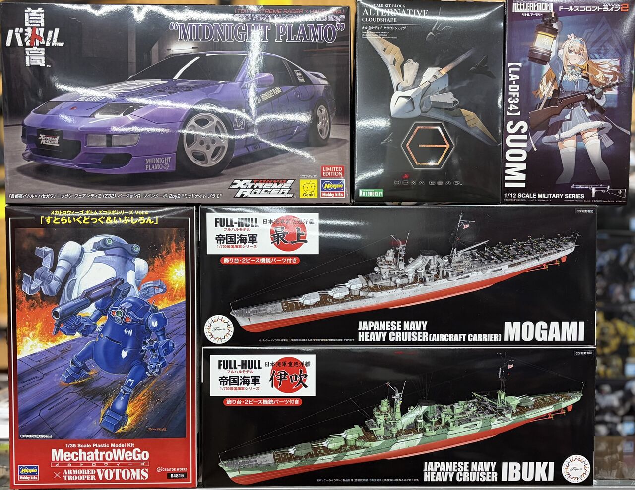 新製品とバンダイ再生産 2025・12・26 : 模型のアサヒヤ