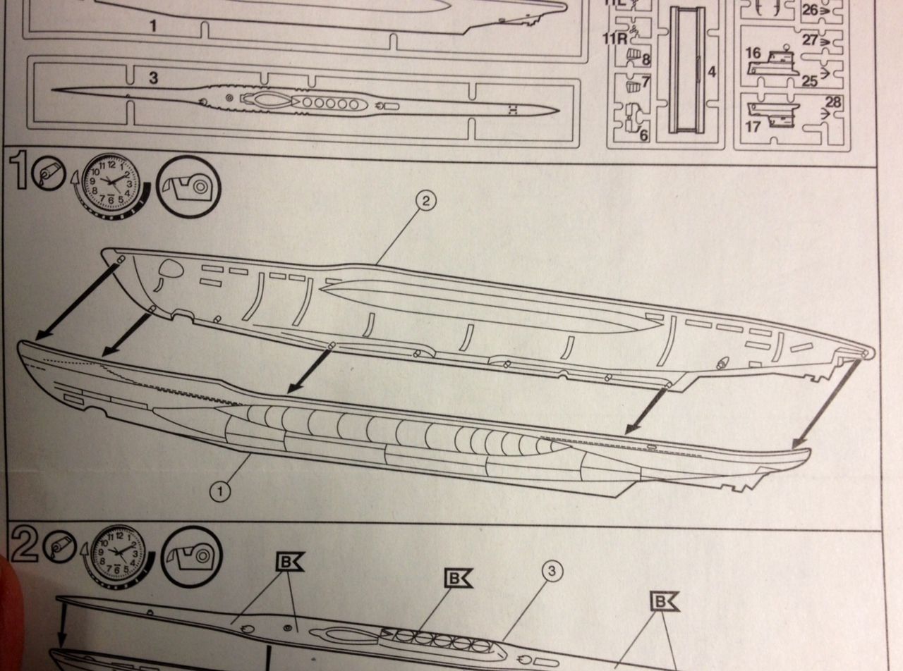 大好きだっ 潜水艦 レベル社 Uボート Vii D型 その一 しがない近郊の模型造船所