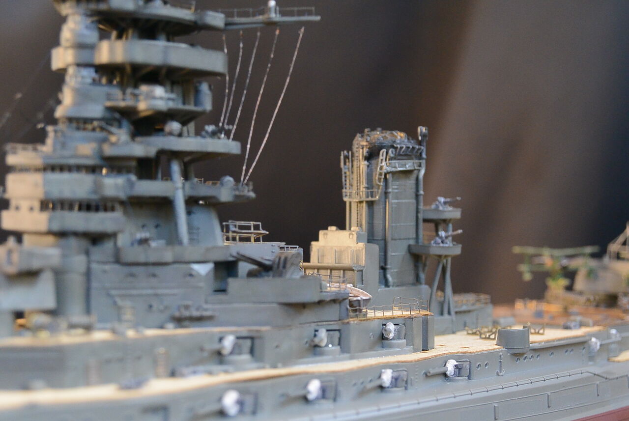 戦艦長門 1/500フジミ模型 6回 : 模型好きの御本尊たち