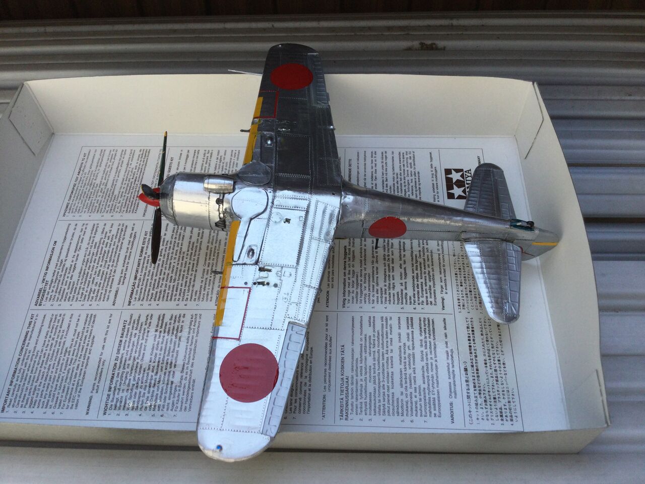 タミヤ1/48 疾風にアルミ板を貼る(10) : 模型好きの御本尊たち