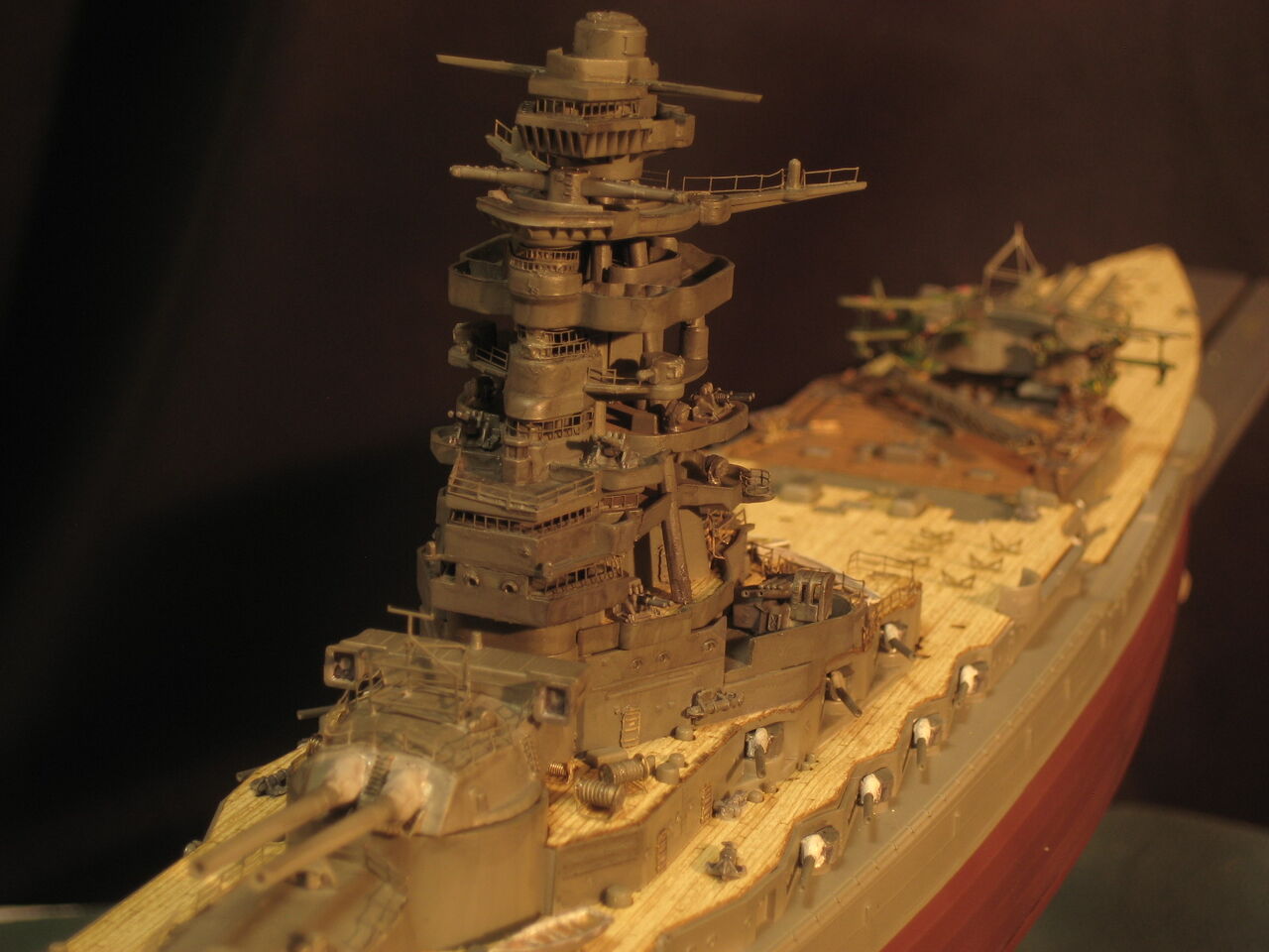 戦艦長門 1/500フジミ模型 6回 : 模型好きの御本尊たち