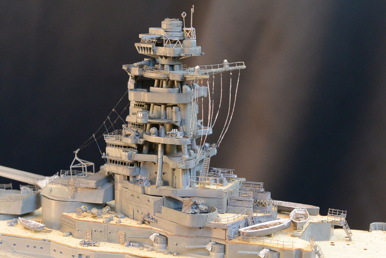 戦艦長門 1/500フジミ模型 6回 : 模型好きの御本尊たち