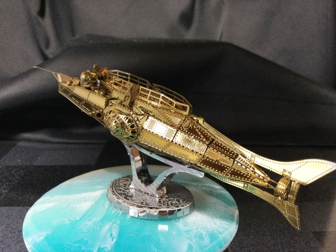 ナノパズル ノーチラス号」2024年工作初め : 模型好きの御本尊たち
