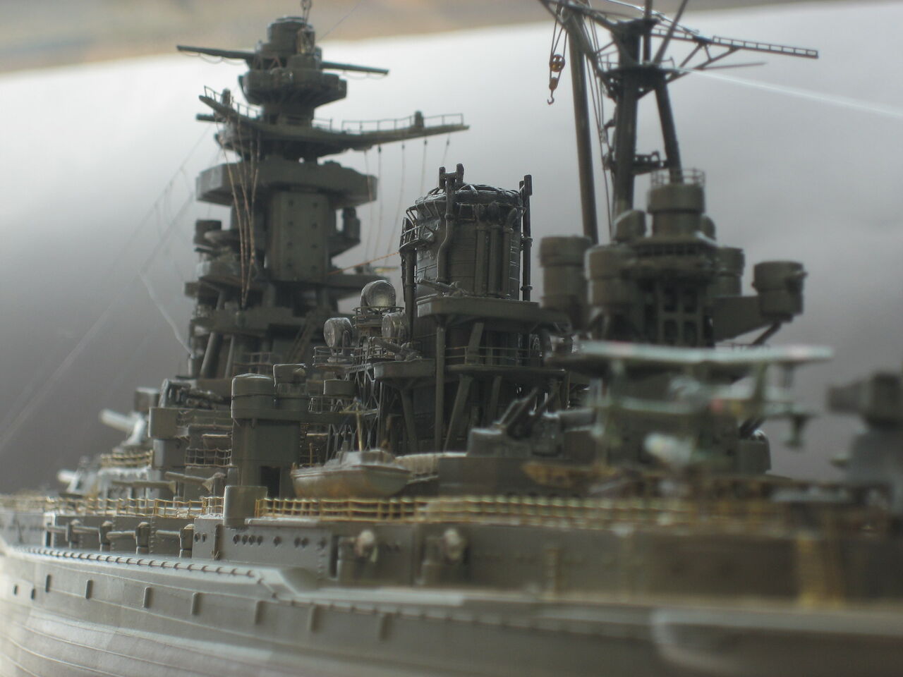 戦艦長門 1/500フジミ模型 7回 : 模型好きの御本尊たち