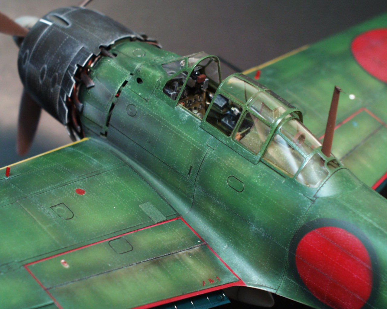 タミヤ1/32 零戦52型 : 模型好きの御本尊たち