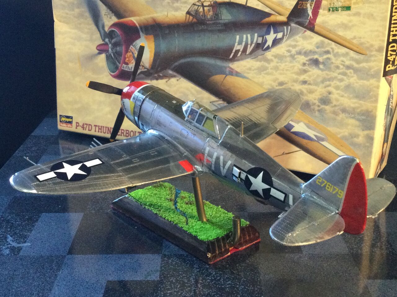 1/48 P-47D レイザーバックにアルミ板を貼る No.1 : 模型好きの御本尊たち